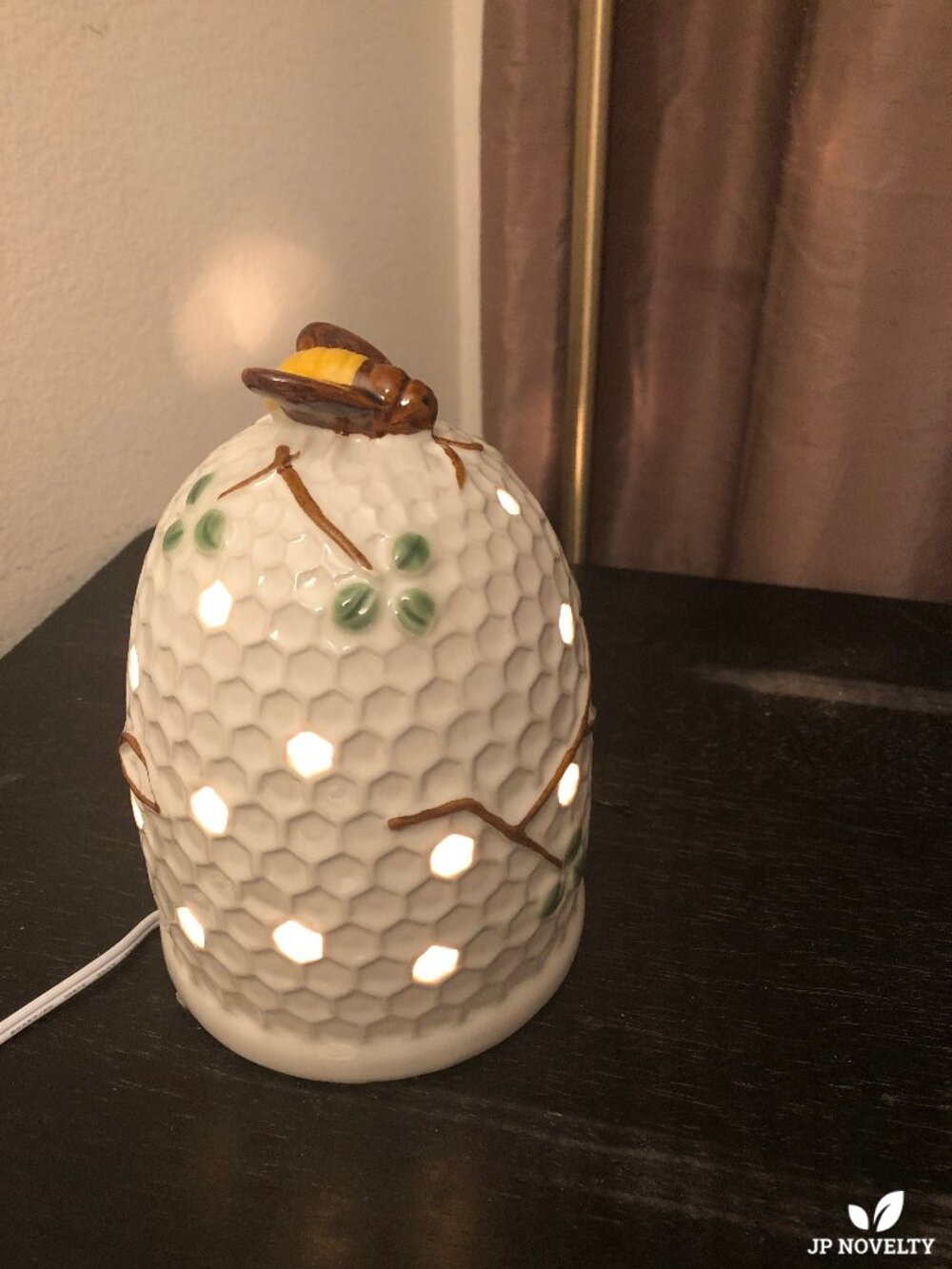 Bumble Bees Comb Table Night Lamp, Home Accent
